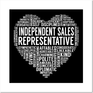 Independent Sales Representative Heart Posters and Art